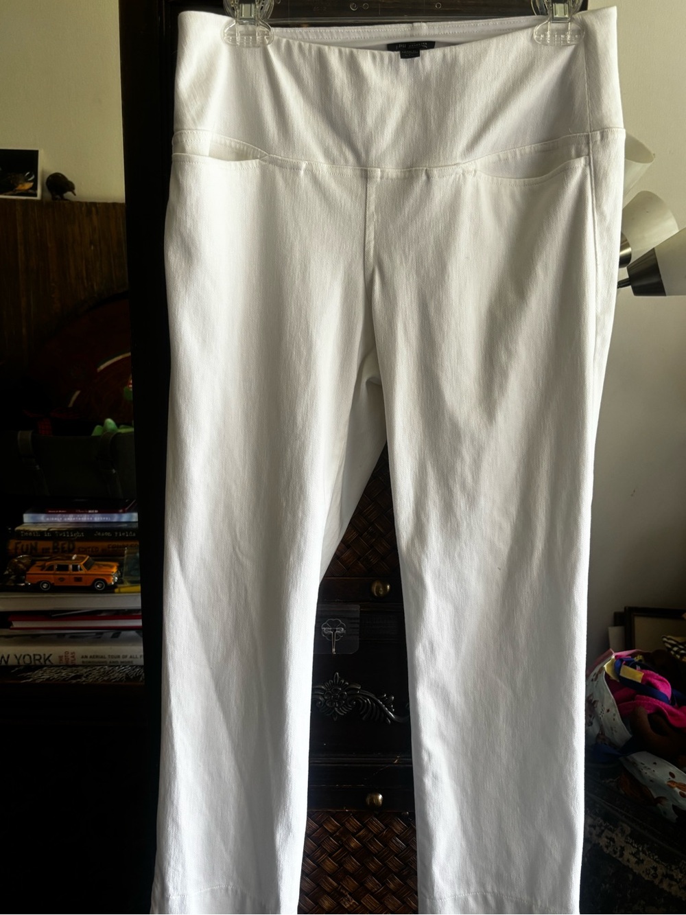 J.Jill Wearever Collection white cropped jeans size small petite